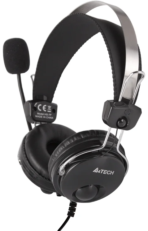 Наушники A4tech HS-7P черные