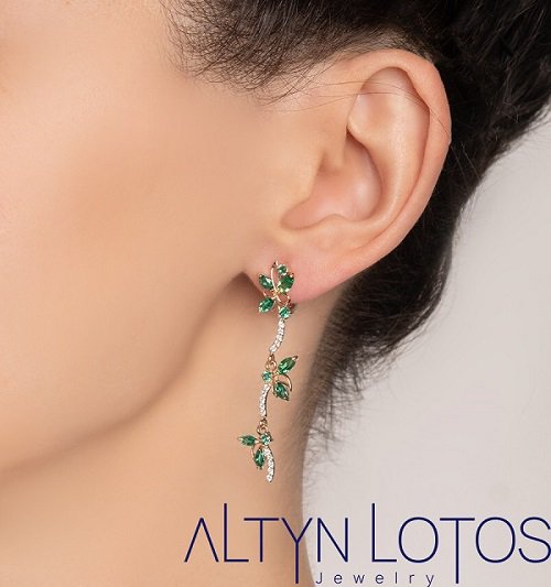 Серьги Кристалл ND911 5,58гр. купить,NaN