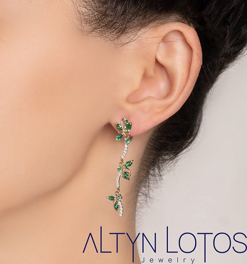 Серьги Кристалл ND911 5,58гр. купить,NaN