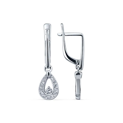 Серьги Кристалл NI998 3,1гр. купить,NaN