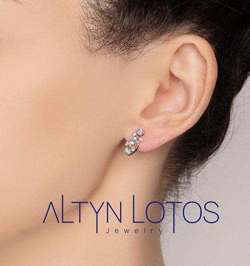 Серьги Кристалл ND436 2,98гр. купить,NaN