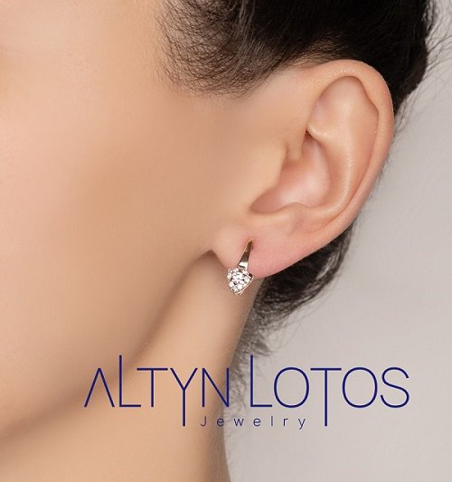 Серьги Кристалл NK015-1 2,67гр. купить,NaN
