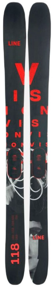 LINE Vision 118 19H0011.101.1 183 см черный, красный