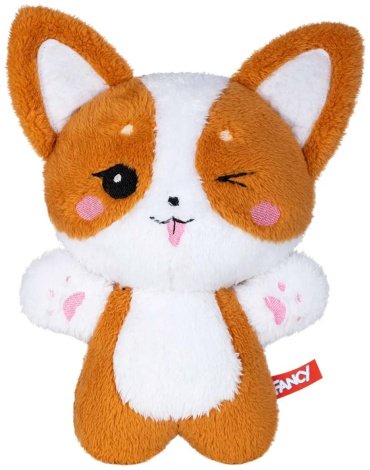 Мягкая игрушка Fancy Корги Кай, высота 23 см, оранжевый