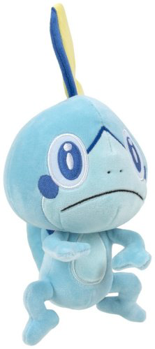 Мягкая игрушка Pokemon Sobble, высота 20 см, голубой