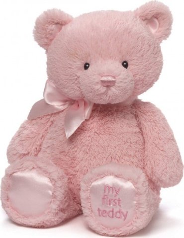 Мягкая игрушка Gund МОЙ ПЕРВЫЙ MЕДВЕЖОНОК РОЗОВЫЙ, высота 38 см, розовый купить,0
