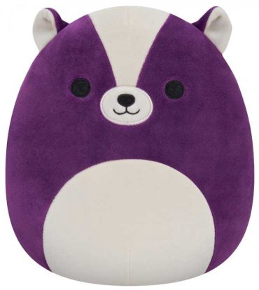 Мягкая игрушка Squishmallows Скунс Sloan, высота 19 см, фиолетовый