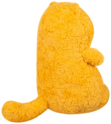 Мягкая игрушка BULU-XIONG Кот BL-775-45CM-3, высота 33 см, оранжевый