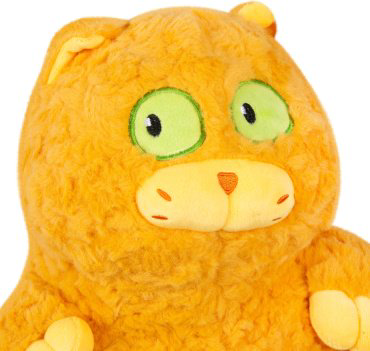 Мягкая игрушка BULU-XIONG Кот BL-775-45CM-3, высота 33 см, оранжевый купить,NaN