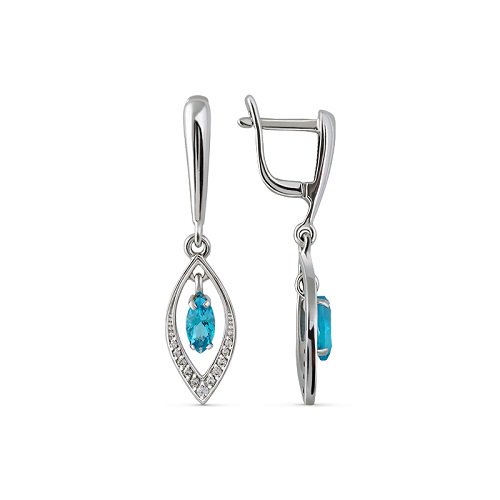 Серьги Кристалл ND856 3,18гр. купить,NaN