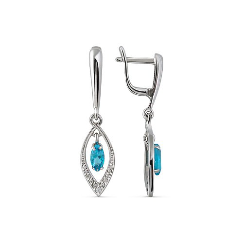 Серьги Кристалл ND856 3,18гр. купить,NaN