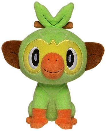 Мягкая игрушка Pokemon Grookey, высота 20 см, мультиколор