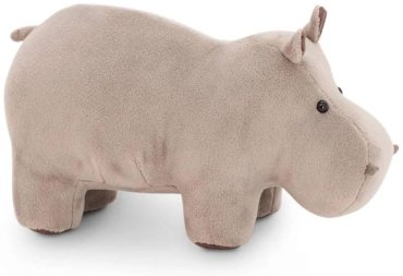 Мягкая игрушка ORANGE Бегемот, высота 20 см, серый купить,NaN
