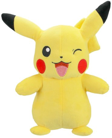 Мягкая игрушка Pokemon Pikachu, высота 30 см, желтый