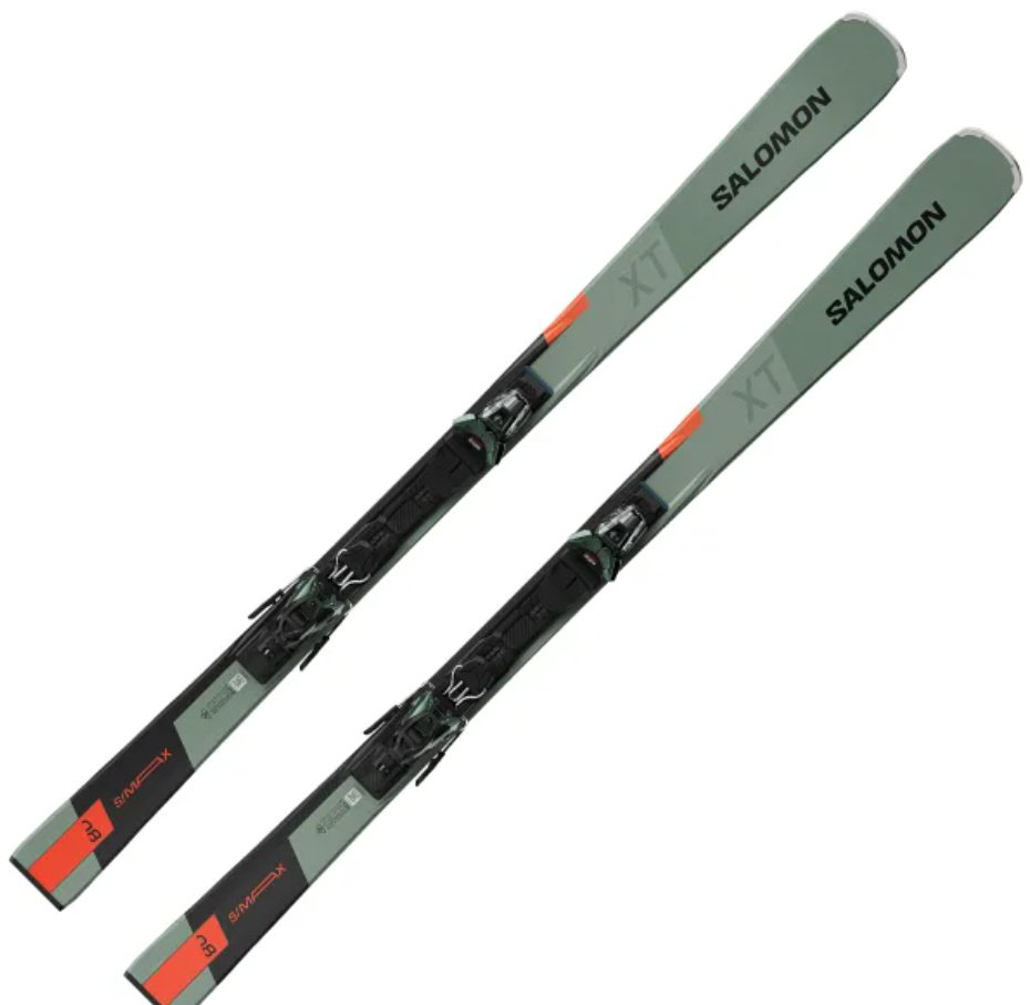 Лыжи Salomon E S/Max 8 Xt/L47600000 Зима 170 см зеленый купить,NaN