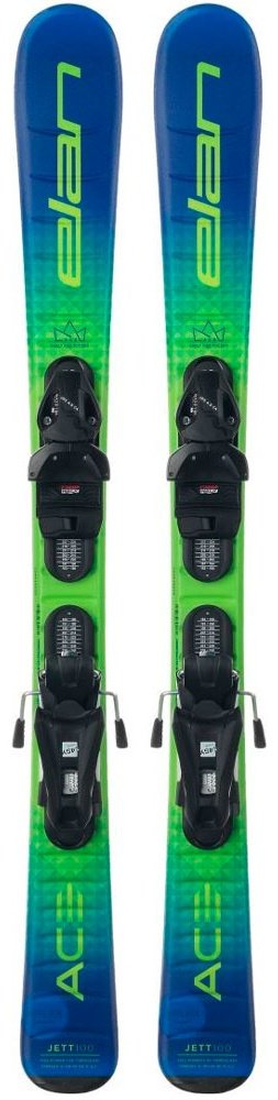 Elan Jett JRS + EL 4.5 AFDJNV22 110 см синий, зеленый купить,NaN
