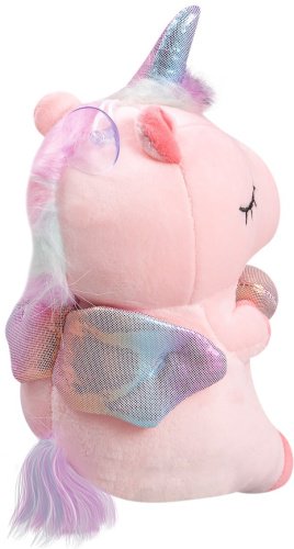 Мягкая игрушка BULU-XIONG Единорог, высота 23 см, розовый купить,NaN