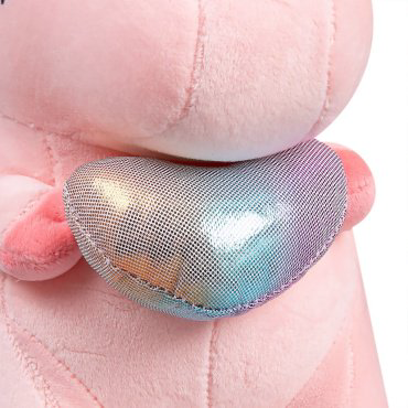 Мягкая игрушка BULU-XIONG Единорог, высота 23 см, розовый купить,NaN
