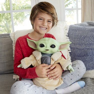 Мягкая игрушка STAR WARS Малыш Грогу, высота 28 см, мультиколор