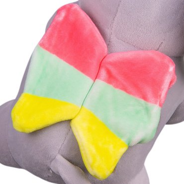 Мягкая игрушка BULU-XIONG Слон, высота 23 см, серый - ForteMarket Мягкая игрушка BULU-XIONG Слон, высота 23 см, серый купить,0