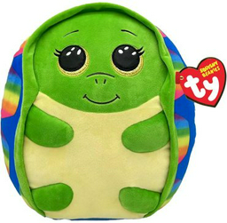 Мягкая игрушка TY Черепаха, высота 35 см, мультиколор