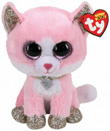 TY мягкая игрушка Beanie Boo's кошка Фиона 36489, высота 25 см