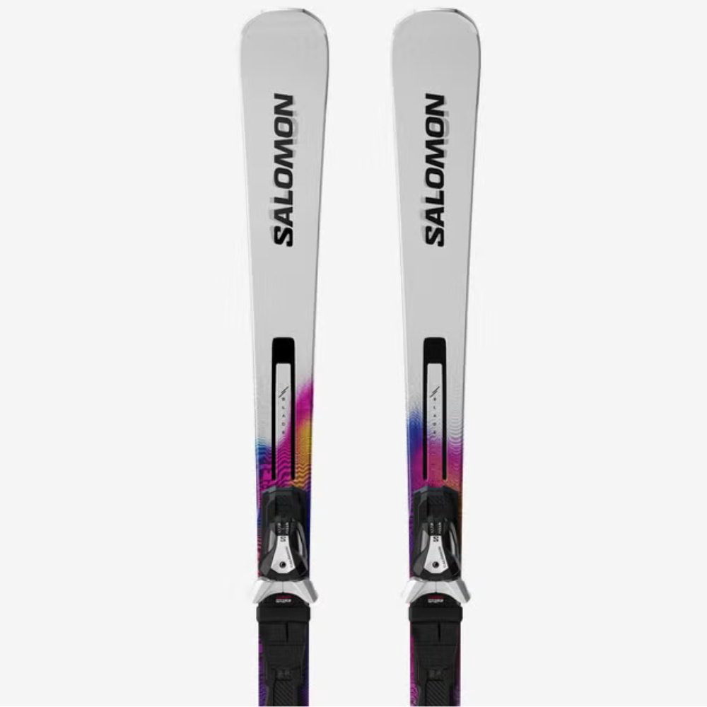 Лыжи Salomon E Addikt + E Mi12 Gw white-black F80/L47827600/170 2025 170 см белый - ForteMarket Лыжи Salomon E Addikt + E Mi12 Gw white-black F80/L47827600/170 2025 170 см белый купить,429900