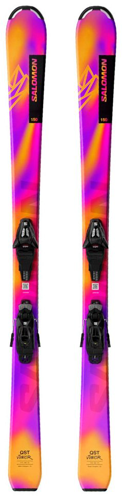Лыжи Salomon L476903PM зима 110 см фиолетовый