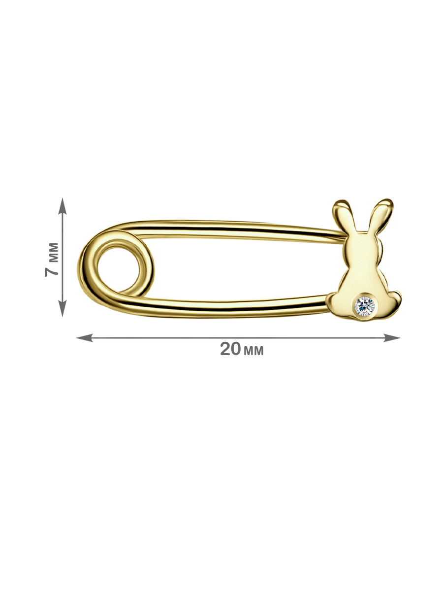 Булавка Veronika Jewelry Бл330-1772ж золото 0.67гр купить,73000