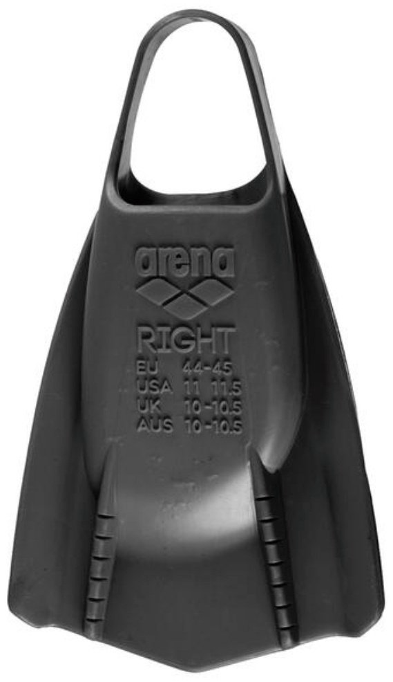 Ласты ARENA Powerfin, 006151-100 с открытой пяткой черный 38, 39 купить,29900