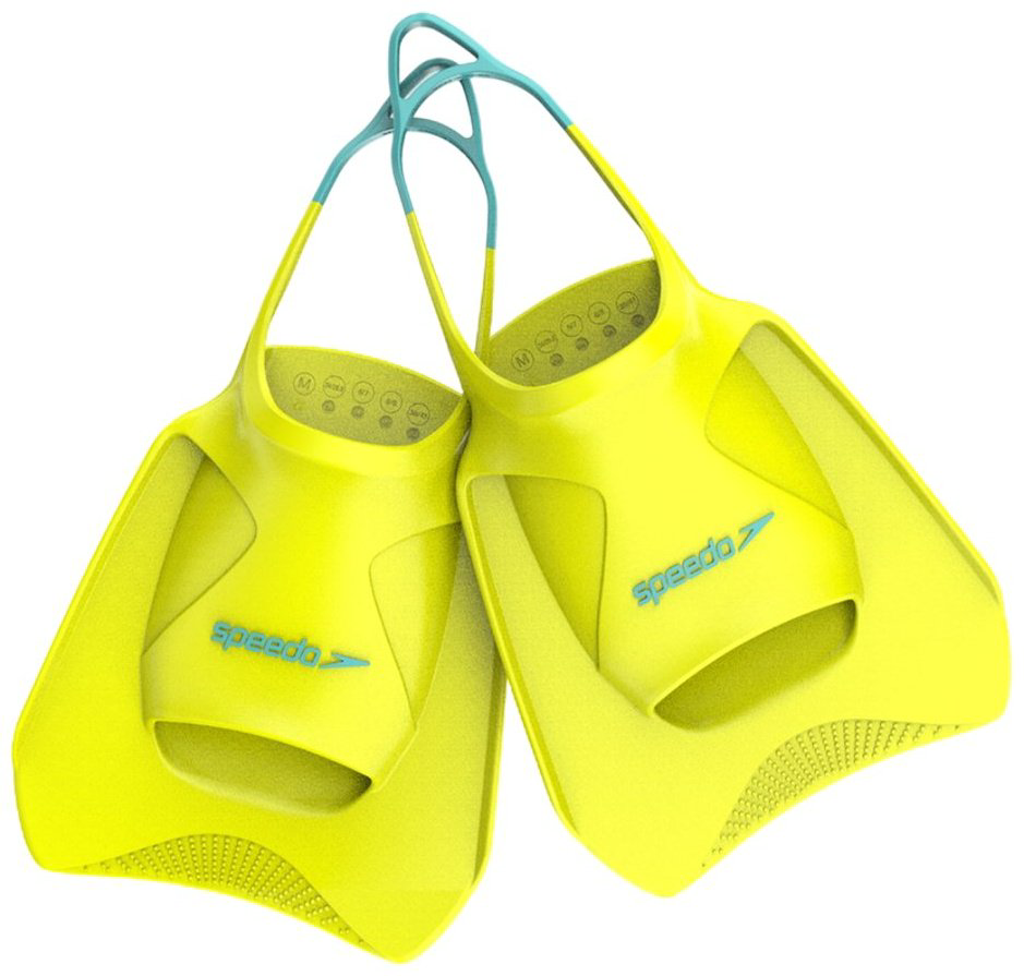 Ласты Speedo 8-0876617218 с открытой пяткой желтый 46, 48