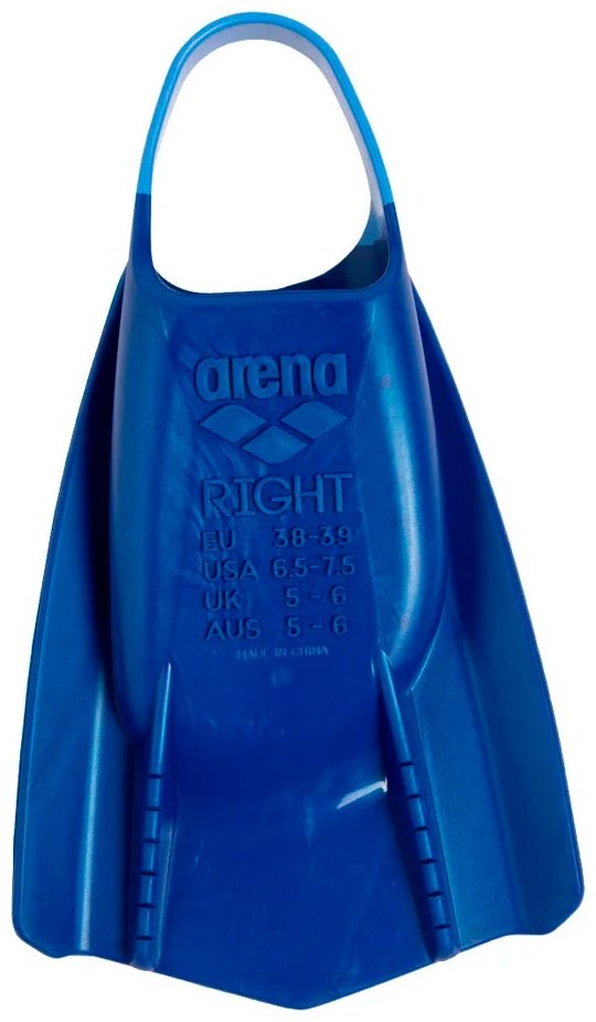 Ласты ARENA Powerfin 006151-110 с открытой пяткой синий 46, 47 купить,NaN