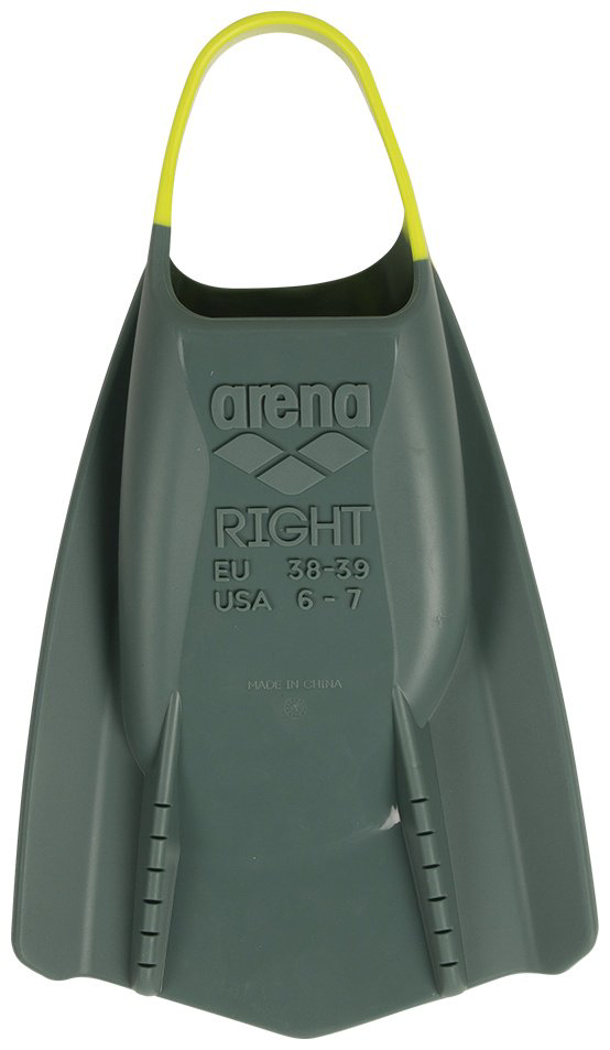 Ласты ARENA Powerfin 006151-210 с открытой пяткой зеленый 42, 43 купить,NaN