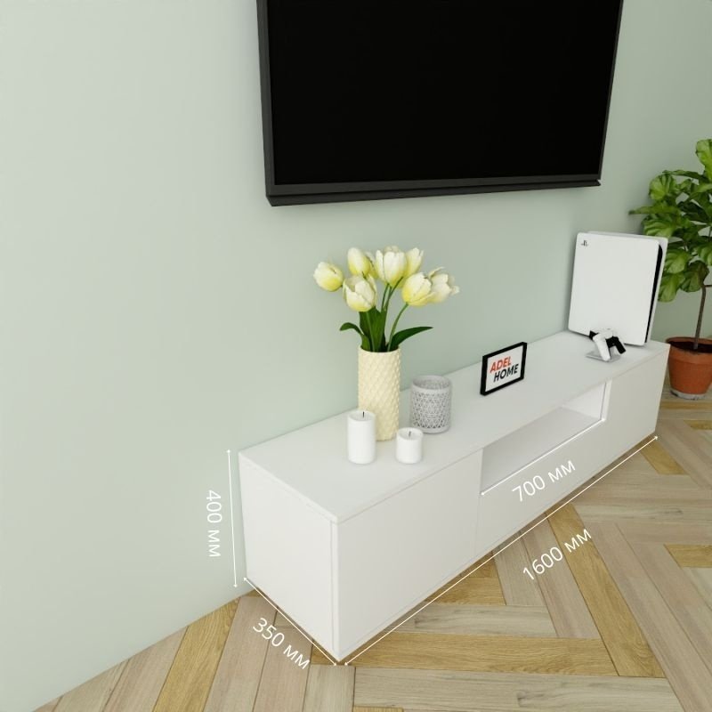 ТВ-тумба напольная Adel Home AH0238 Виона 160x40x35см белый купить,NaN