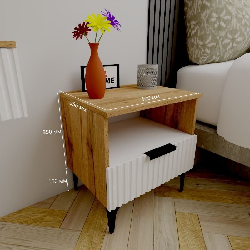 Тумба Adel Home Лорен AH0632 50x50x35см коричневый купить,NaN