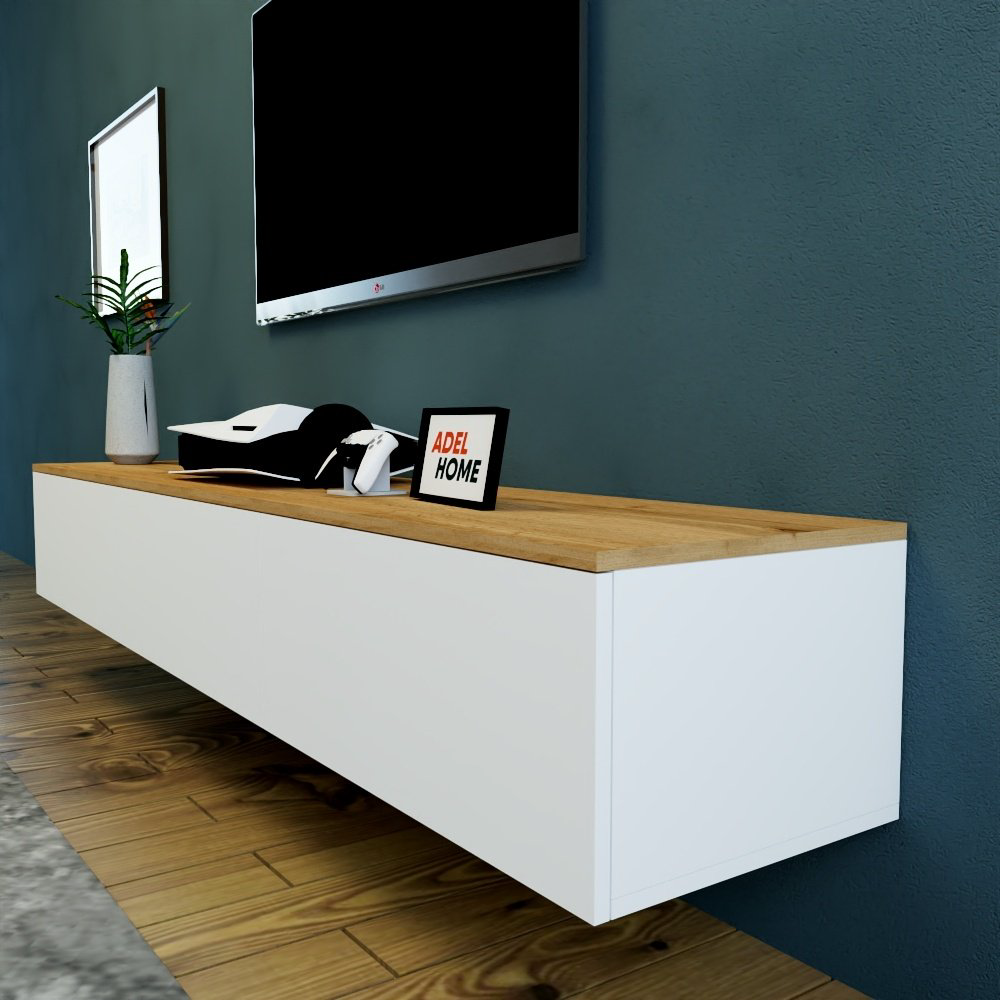 ТВ-тумба Adel Home Алиса AH0105 200x30x35см белый купить,NaN