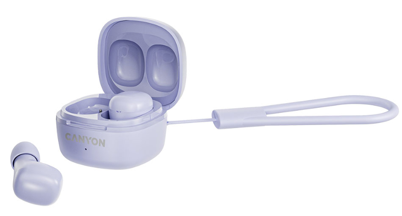 Наушники Canyon OnGo 4 mini CNS-TWS4P Purple купить,6990