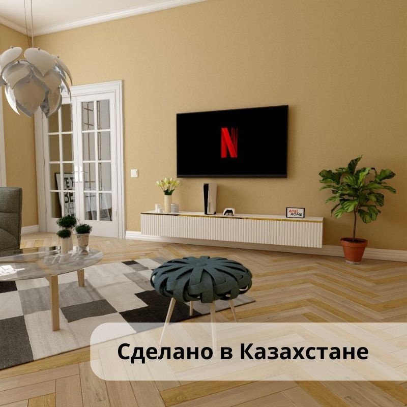 ТВ-тумба Adel Home Винни AH0393 220x30x35см белый купить,NaN