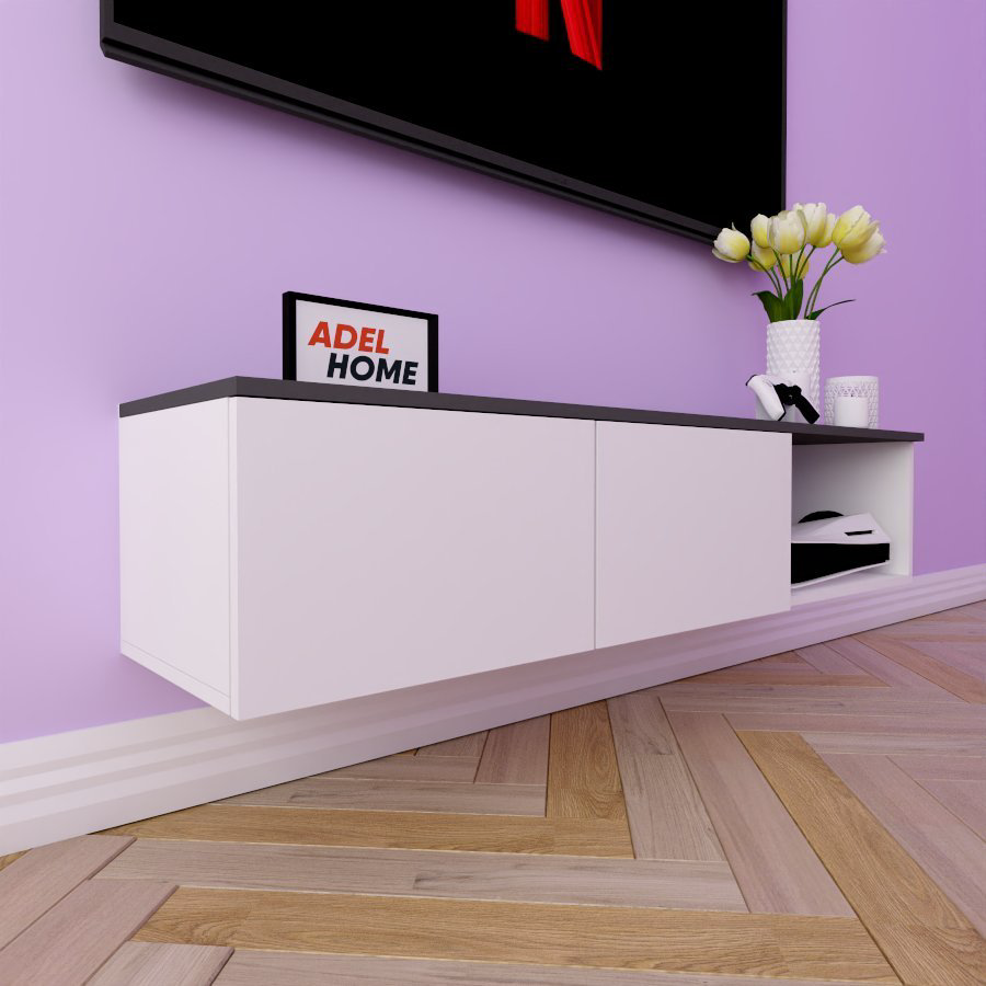 ТВ-тумба Adel Home Вероника AH0208 140x30x35см белый купить,NaN