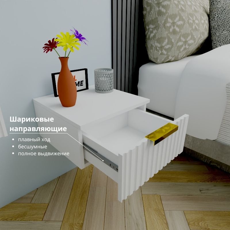 Тумба Adel Home Кенда AH0649 40x20x35см золотой купить,NaN