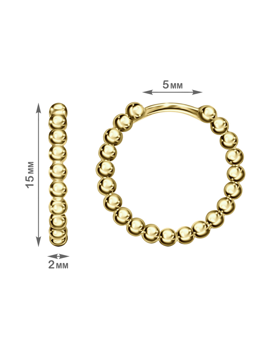 Серьги Veronika Jewelry С300-2709ж золото 1.85гр купить,193800