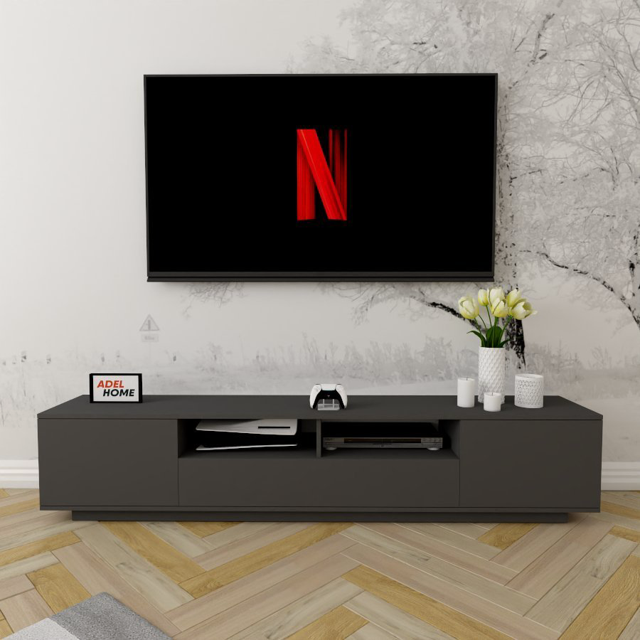 ТВ-тумба напольная Adel Home AH0332 Хонор 200x40x35см серый купить,NaN