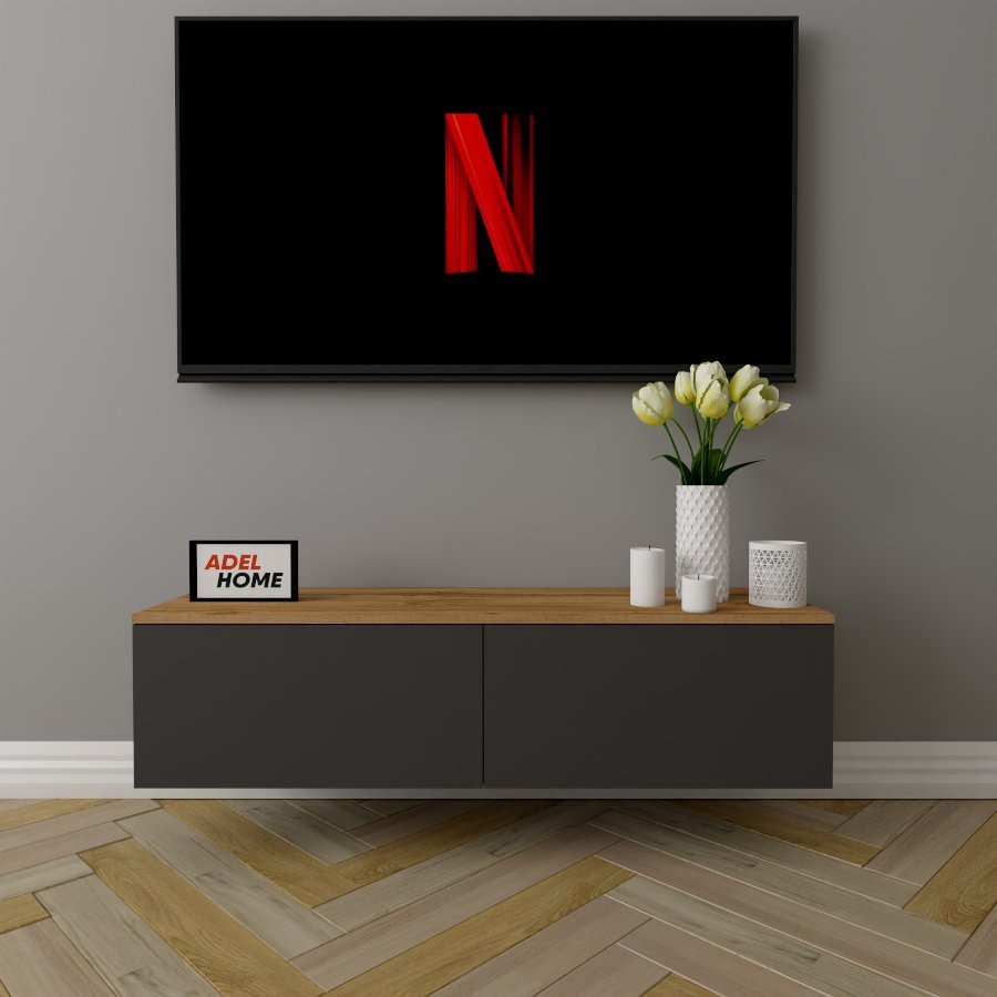 ТВ-тумба Adel Home Верди AH0242 120x30x35см серый купить,NaN