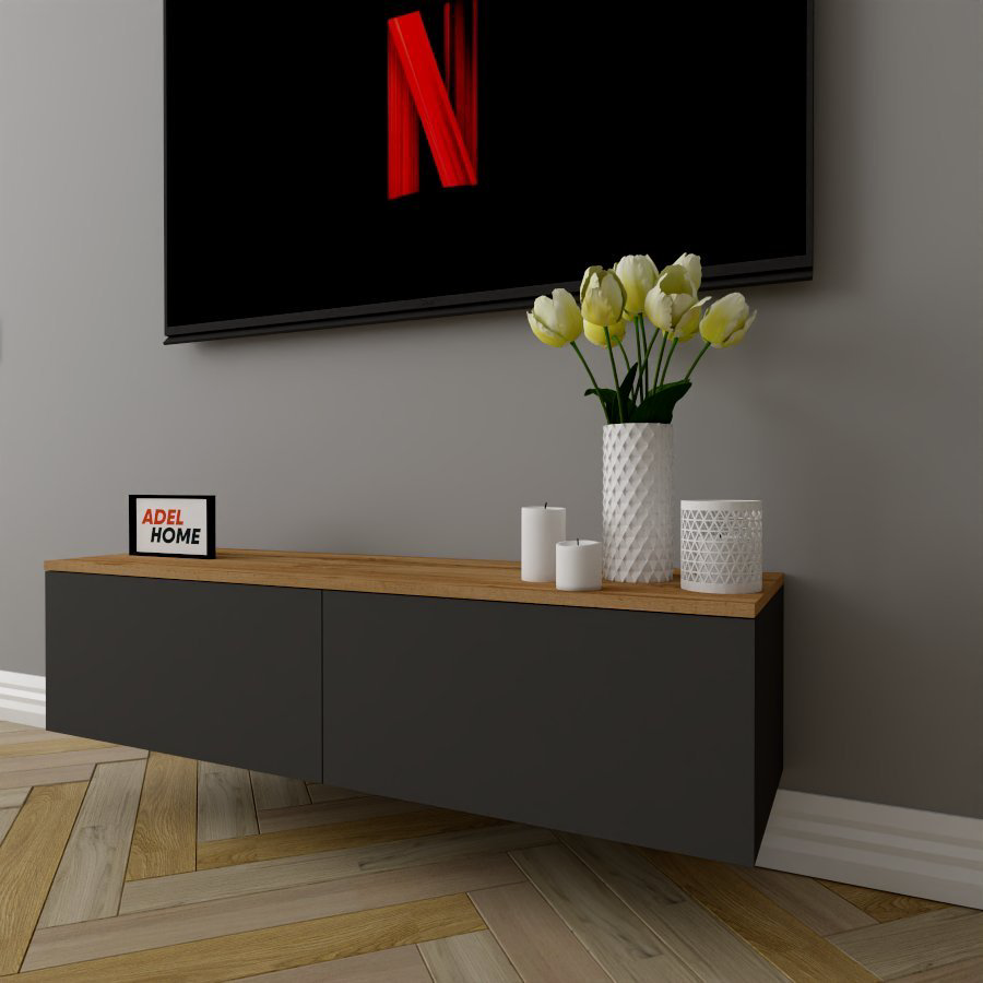 ТВ-тумба Adel Home Верди AH0242 120x30x35см серый купить,NaN