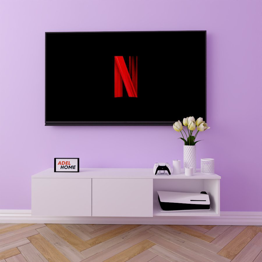 ТВ-тумба Adel Home Бри AH0207 140x30x35см белый купить,NaN