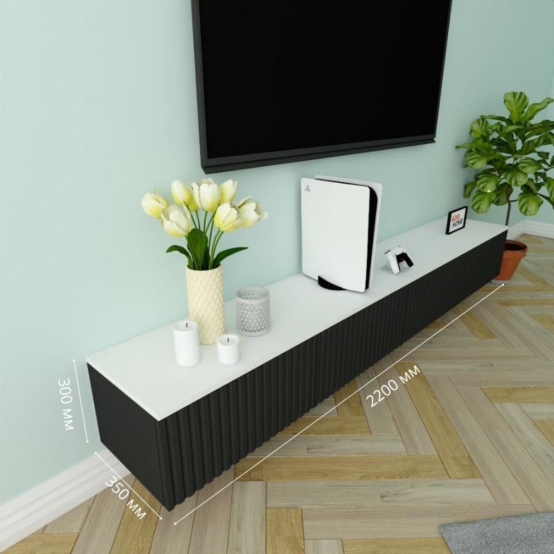 ТВ-тумба Adel Home Кармела AH0754 220x30x35см черный купить,NaN