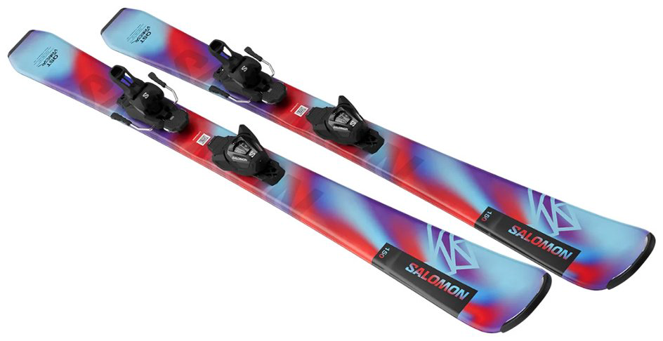 Salomon L QST JR + L L6 GW J2 70 L47623000 130 см голубой, красный купить,NaN