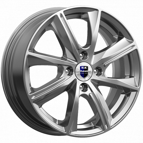 Комплект дисков K&K Арнар-оригинал КС890 4x100 R15x6 CB60,1 ET40 дарк платинум