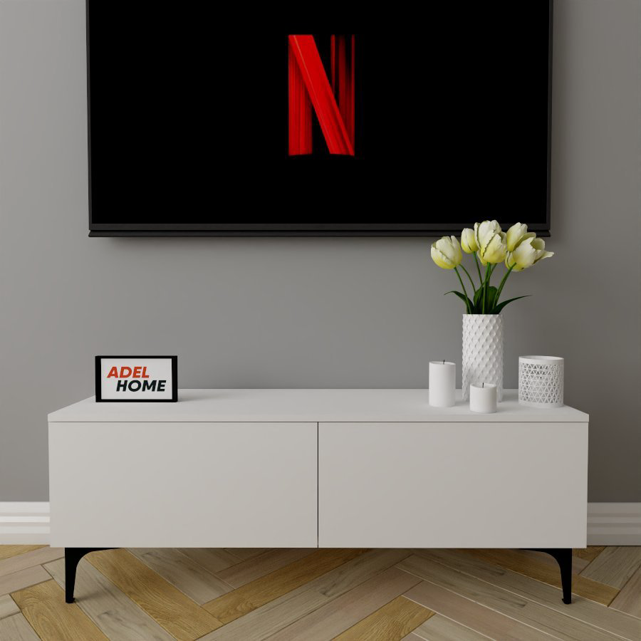 ТВ-тумба напольная Adel Home AH0252 Урна 120x45x35см белый купить,NaN