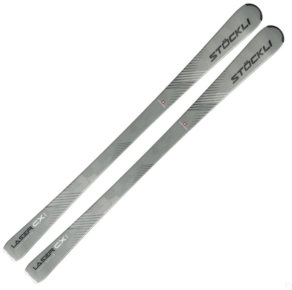 STOCKLI Laser CX + MC 11 41010726-20- без креплений 163 см черный, серый